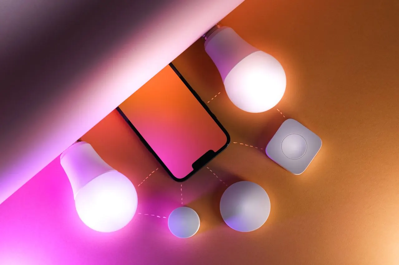 Smart Lighting Explained: Bulbs, Switches and Sensors smart home technology illustration